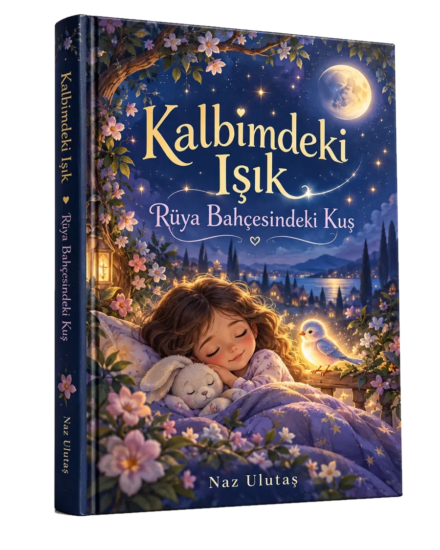 Kalbimdeki Işık kitap maketi